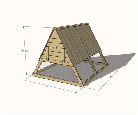 Updated A Frame Chicken Coop Plans Ana White