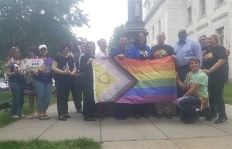 Progress Flag Raised Over Delco Courthouse