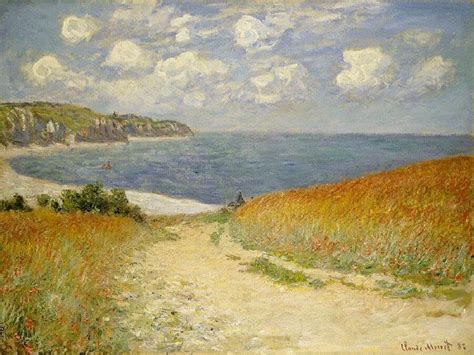 Path Through The Corn At Pourville 1882 By Claude Monet