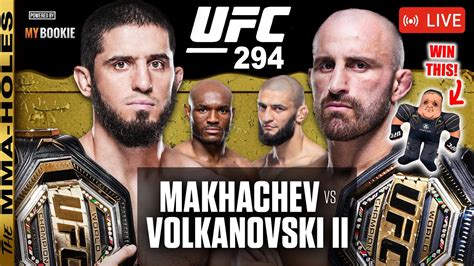 UFC 294 Islam Makhachev X Alex Volkanovski 2 Usman X Chimaev LIVE