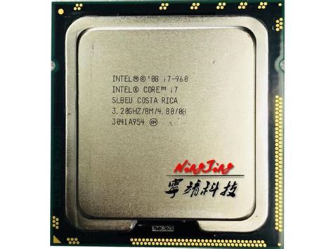 Intel Core i7-960 i7 960 3.2 GHz Quad-Core CPU Processor 130W 8M LGA ...
