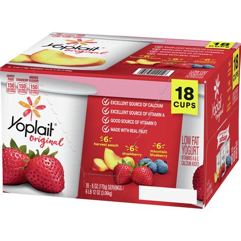 Yoplait Source Dessert Selection Yogurt Nutritional Information Besto