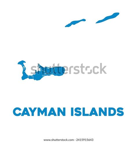 Detailed Vector Cayman Island Map Design Stock Vector (Royalty Free ...