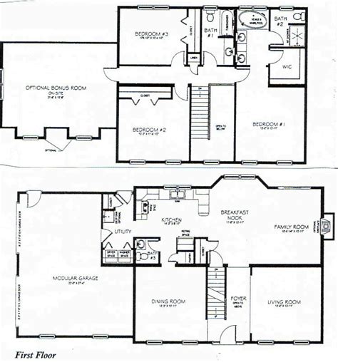 two story house plans - various home design