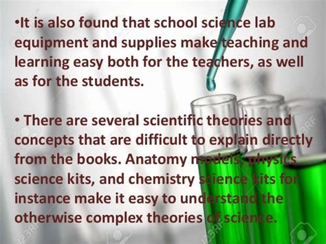 Science Laboratory In Schools