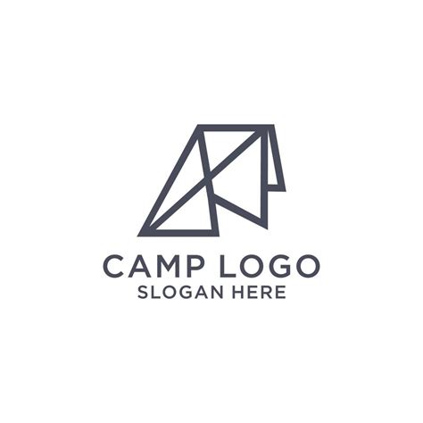 Camp logo icon vector image 12650386 Vector Art at Vecteezy