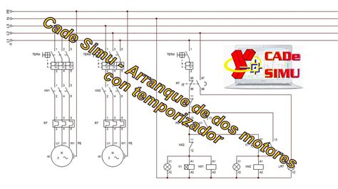 Arranque De Dos Motores Con Temporizador YouTube
