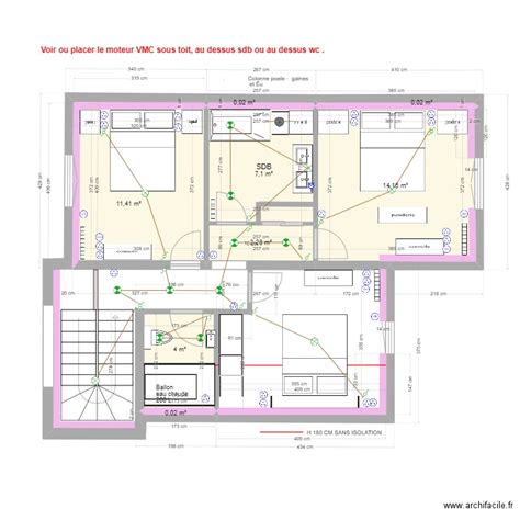 LEROUX LA BAULE R 1 Electricité 13 03 2023 Plan 8 pièces 39 m2