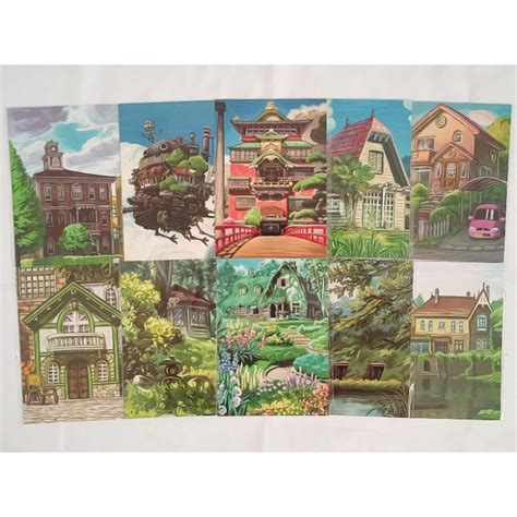 Jual Studio Ghibli Place Postcard Kartu Pos Shopee Indonesia