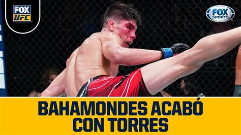 OTRO MEXICANO CAÍDO Bahamondes terminó con Torres Noche UFC