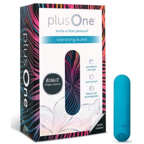 Plusone Bullet Vibrator For Women With Finger Sleeve Mini Vibrator