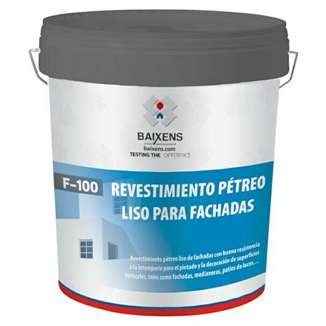 Baixens Pintura Para Fachadas P Treo Liso Blanco L Mate Bauhaus