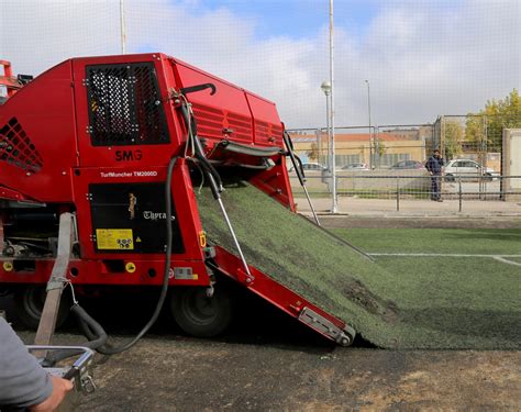 COSLADA Arrancan las obras de renovación de los campos de fútbol