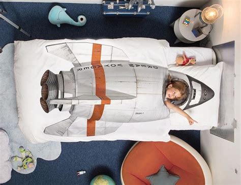 Kids Space Rocket Bedding Set | Rocket bed, Kid spaces, Bedding set