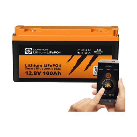 Liontron Batterie Lifepo Lx Smart Bms V Ah Lismart Lx Sur