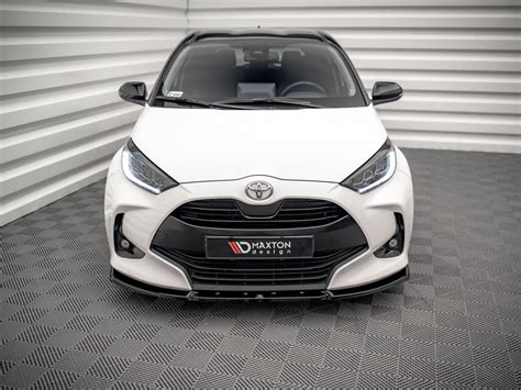 Front Splitter V 2 Toyota Yaris Mk 4 Maxton Design UK