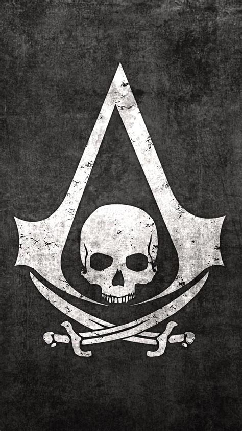 Assassins Creed Black Flag Logo Wallpaper