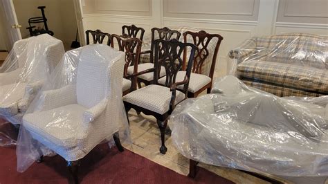 We just delivered newly upholstered furniture to Conway Cahill Brodeur