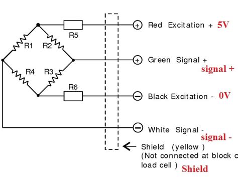 6 wire load cell wiring diagram