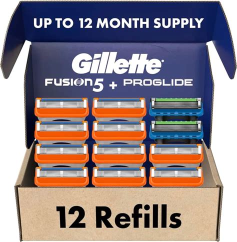 Amazon Gillette Fusion Razor Refills For Men Bladed Razor