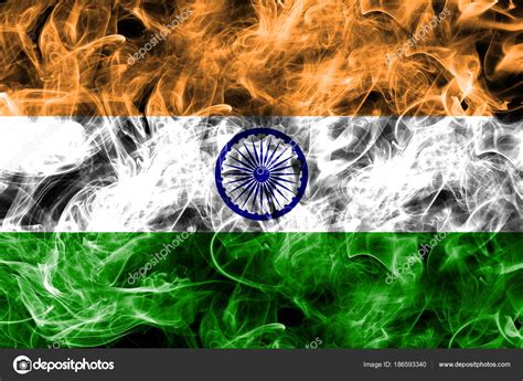 India Smoke Flag Stock Photo By Vladem 186593340