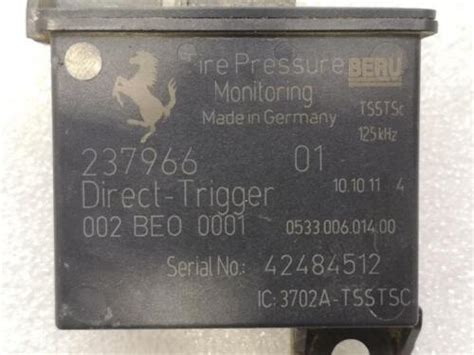 Ferrari Ff F Electronic Module Reifendrucksensor Tyre Pressure