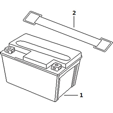 Vue Eclatee Piece Batterie Moto Masai Scrambler Euro