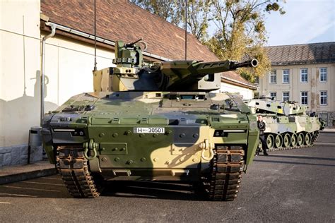 Rheinmetall Hands Over First Lynx Vehicle To Hungary