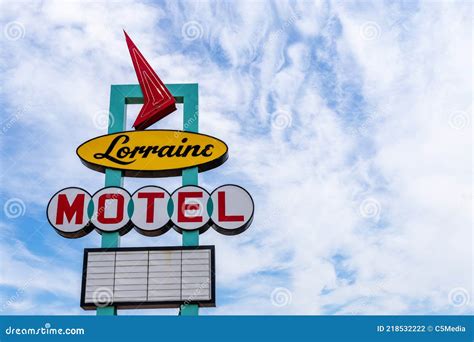 The Lorraine Motel in Memphis, TN Where Martin Luther King, Jr Was Assassinated Editorial ...