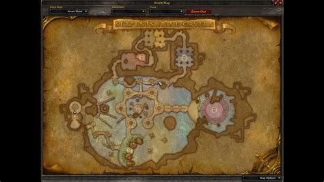 Serpentshrine Cavern Map