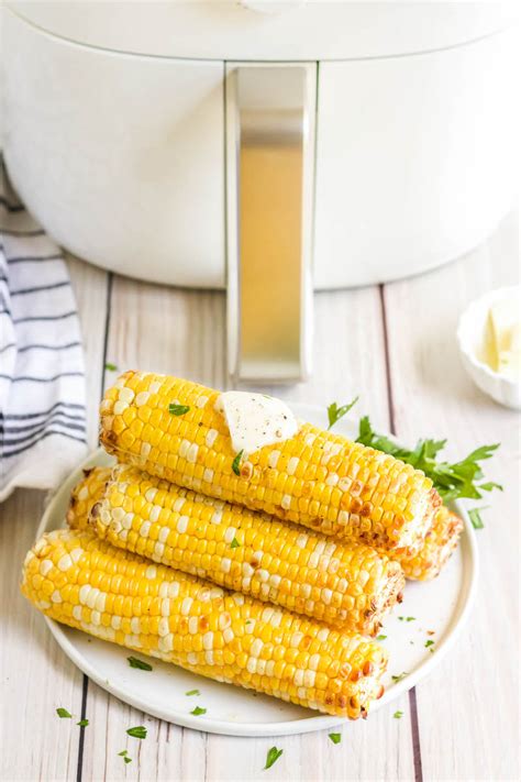 Easy Air Fryer Corn On The Cob Recipe The Best Air Fried Corn