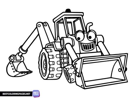 excavator coloring pages bestcoloringpagesnet