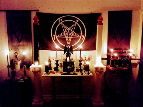 Satanic Alter Of The Black Coven Of The Abyssal Serpent Augustine Moriar 2017 Satan Ceiling