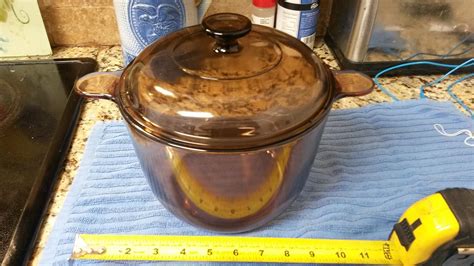 Amazon Corning Ware Visions Visionware Amber Glass Dutch Oven