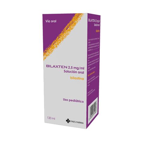 Bilaxten Solucion Oral 25 Mg Frasco 120 Ml Farmacia Pasteur