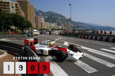 King Of Monaco Grand Prix Ayrton Sennas 5 Consecutive Wins 1989 93