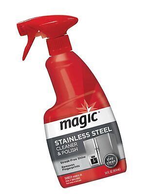 Magic Stainless Steel Cleaner Polish Trigger Spray Protects