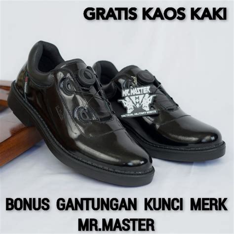 Jual Sepatu Pdh Gibson Tali Putar Kilap Kulit Sapi Asli Merk Mr Master