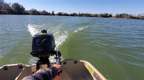 Coleman 26hp Four Stroke On Pelican Intruder 12 Youtube