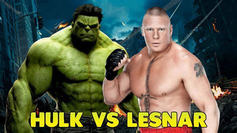 Brock Lesnar Vs The Incredible Hulk WWE 2k17 Fantasy Matchup YouTube