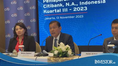 Kuartal III 2023 Citi Indonesia Cetak Laba Bersih Rp 1 7 T