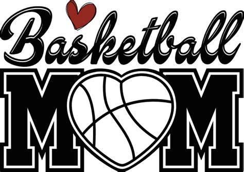 Basketball Mom Free Svg File For Members Tshirt Design For Mama Svg Heart