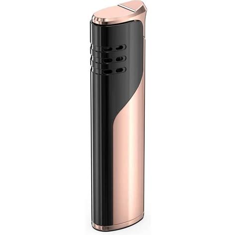 Briquet Tempête Gaz Rechargeable Jet Flame Briquet Torche Mince