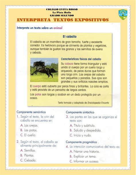 Partes Del Texto Expositivo Worksheet Artofit