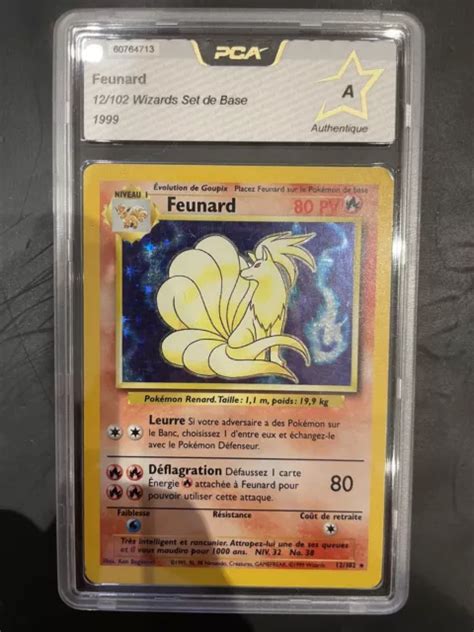 FEUNARD 12 102 PCA A set de base Wizards Français Carte Pokémon