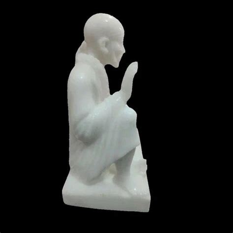 White Marble Dwarkamai Sai Baba Statue At Rs 18000 Marble Sai Baba