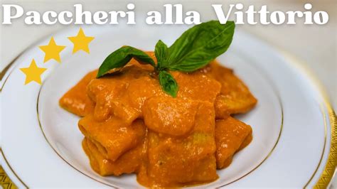 Paccheri Alla Vittorio YouTube