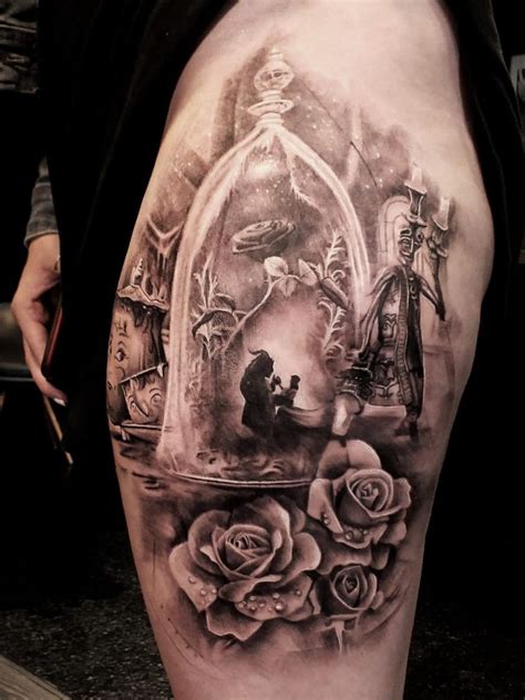 Ramón On Twitter Glen Preece Beauty And The Beast Tattoo Ink Art