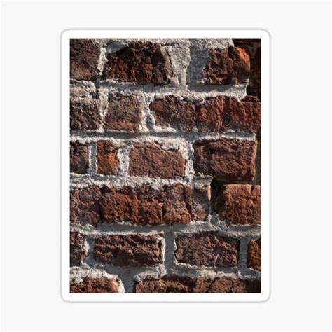 Bricks Texture Sticker For Sale By Philosophers Redbubble