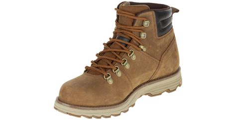 Caterpillar Mens Sire Waterproof Wide Leather Boots Outdoorgb